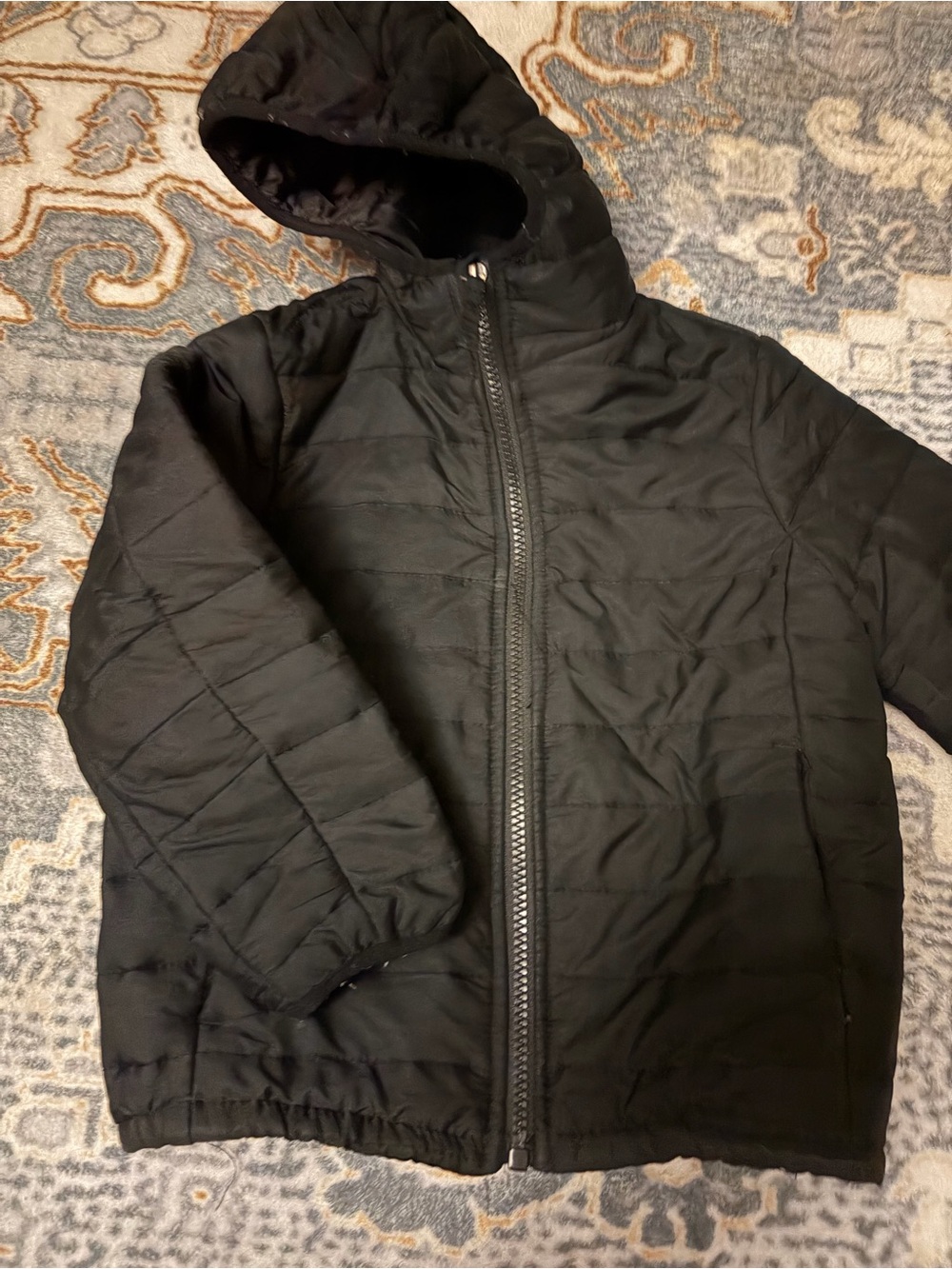 ZeroXposur Kids Black Hooded Puffer Jacket